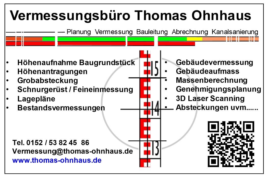 Bilder Thomas Ohnhaus Büro für Planung - Vermessung - Kanalsanierung