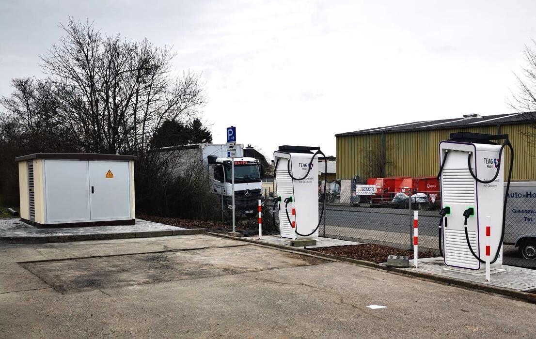 Bilder TEAG Mobil-Ladestation