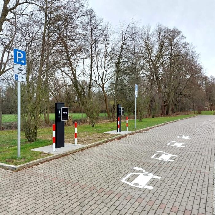 Bilder TEAG Mobil-Ladestation