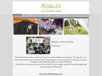 Website Screenshot Achillea Dein Blumenladen in Halle