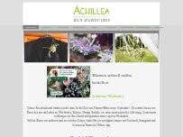 Website Screenshot Achillea Dein Blumenladen in Halle