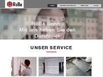Website Screenshot RoBa GbR