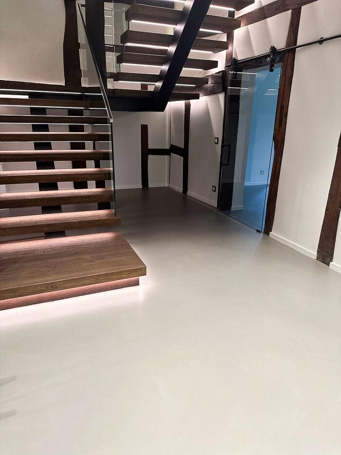 Bilder Bodendesign-SD GmbH | Steinteppich für Boden und Treppe & Betonoptik