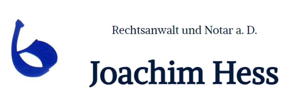 Joachim Hess Rechtsanwalt Logo