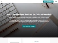 Website Screenshot Schrotthandel Sascha Baer