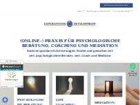 Website Screenshot PSYCHOLOGISCHE Online-Beratung & Online-Coaching Tahara Presser-Velder, Beraterin & Coachin