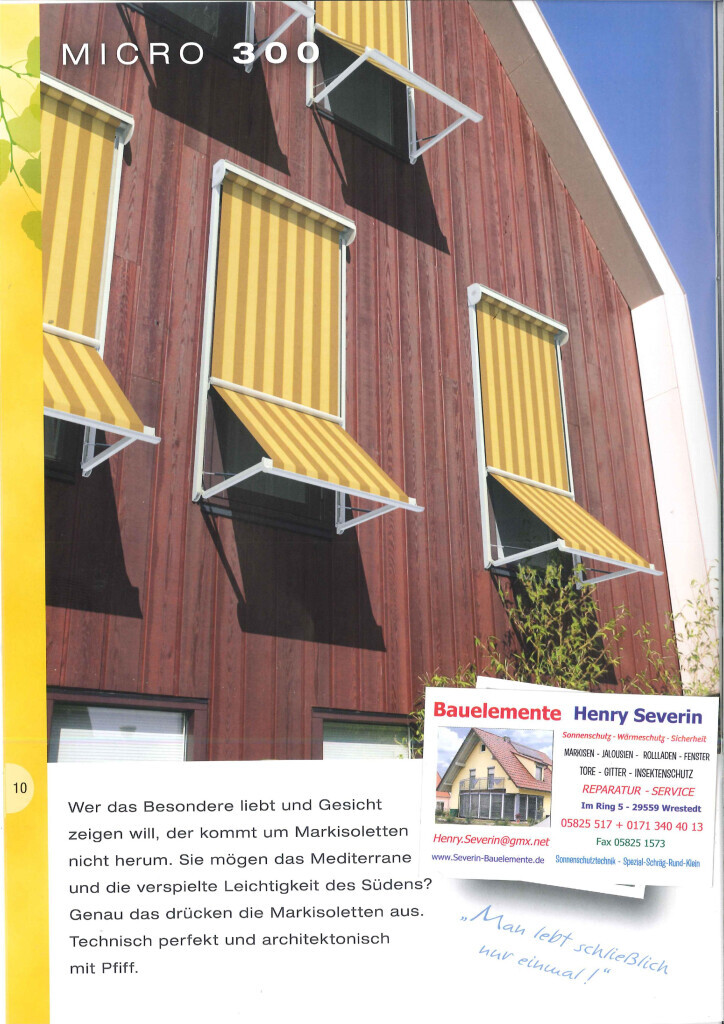 Bilder Severin Bauelemente - Rollladen-Markisen-Fenster