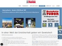 Website Screenshot Tudor Detektei Berlin
