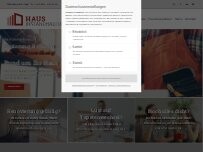 Website Screenshot Haus-Instandhaltung