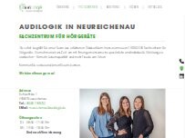 Website Screenshot AUDILOGIK GmbH - Fachzentrum für Hörgeräte Neureichenau