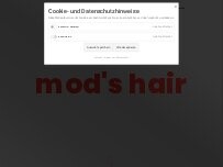 Website Screenshot mod´s hair
