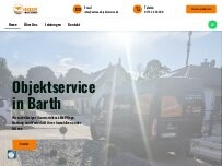 Website Screenshot Ostsee Objektservices
