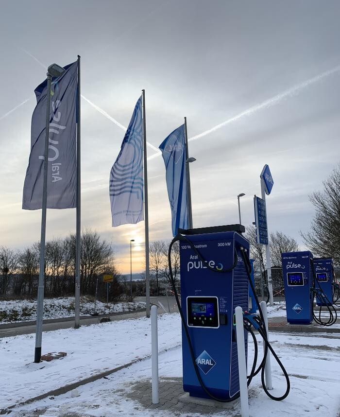 Bilder Aral pulse Ladestation