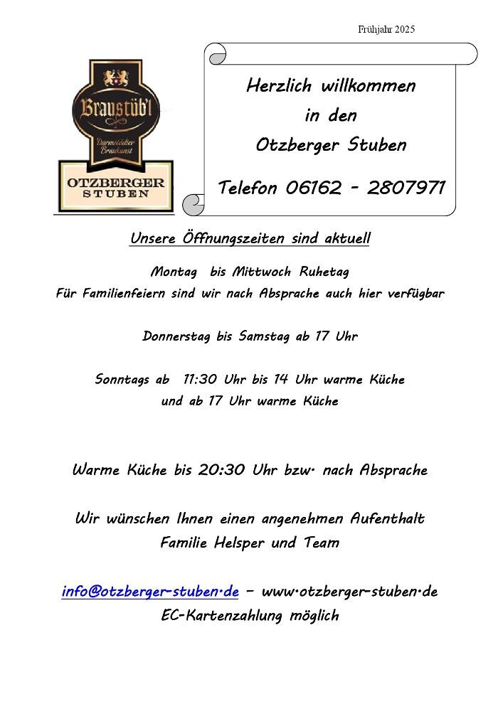 Bilder Otzberger Stuben