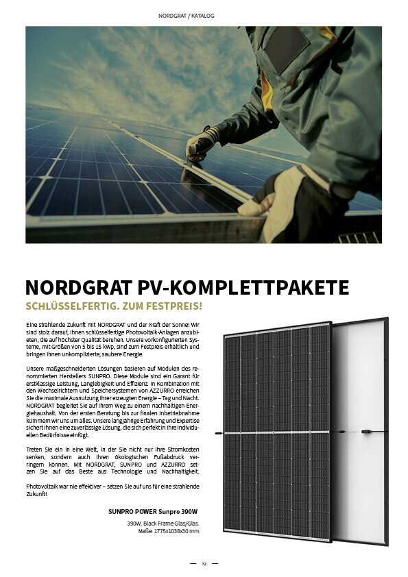 Bilder NORDGRAT / Dach. Wand. Energie