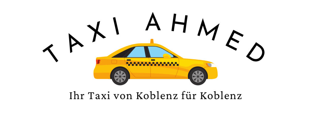 Taxi Ahmed am Koblenz Hauptbahnhof Logo
