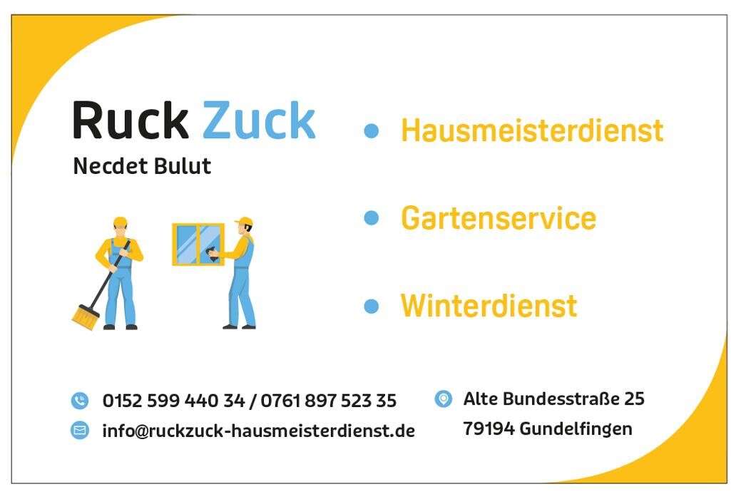 Bilder Ruck Zuck - Hausmeisterdienst