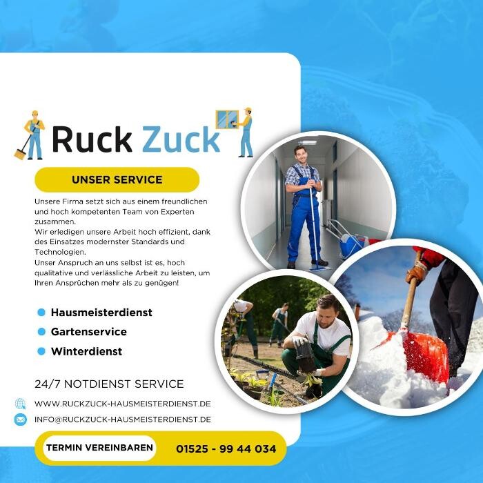 Bilder Ruck Zuck - Hausmeisterdienst