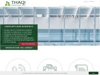 Website Screenshot Thaqi Dienstleistungen GmbH Gebäudereinigung