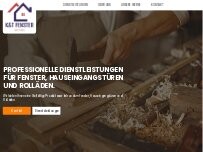 Website Screenshot K & T FENSTER UND TÜREN
