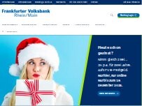 Website Screenshot Frankfurter Volksbank Rhein/Main - FinanzPunkt
