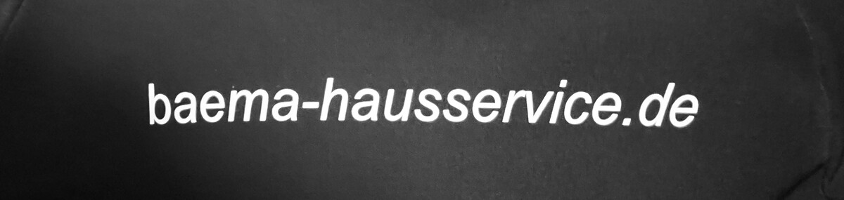 Bilder BäMa-Hausservice