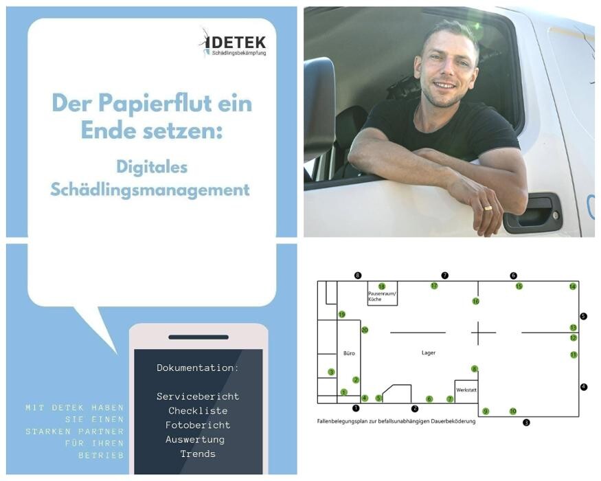 Bilder DETEK Schädlingsbekämpfung & Kammerjäger Bochum - NRW