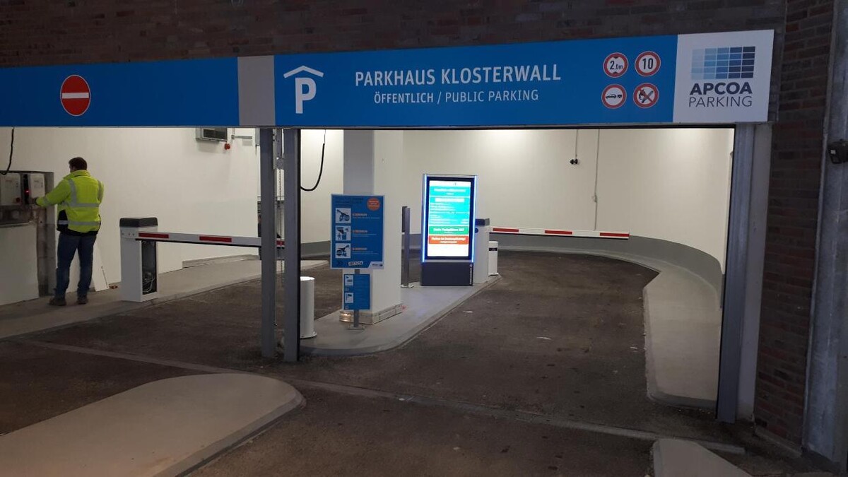 Bilder Tiefgarage Klosterwall APCOA