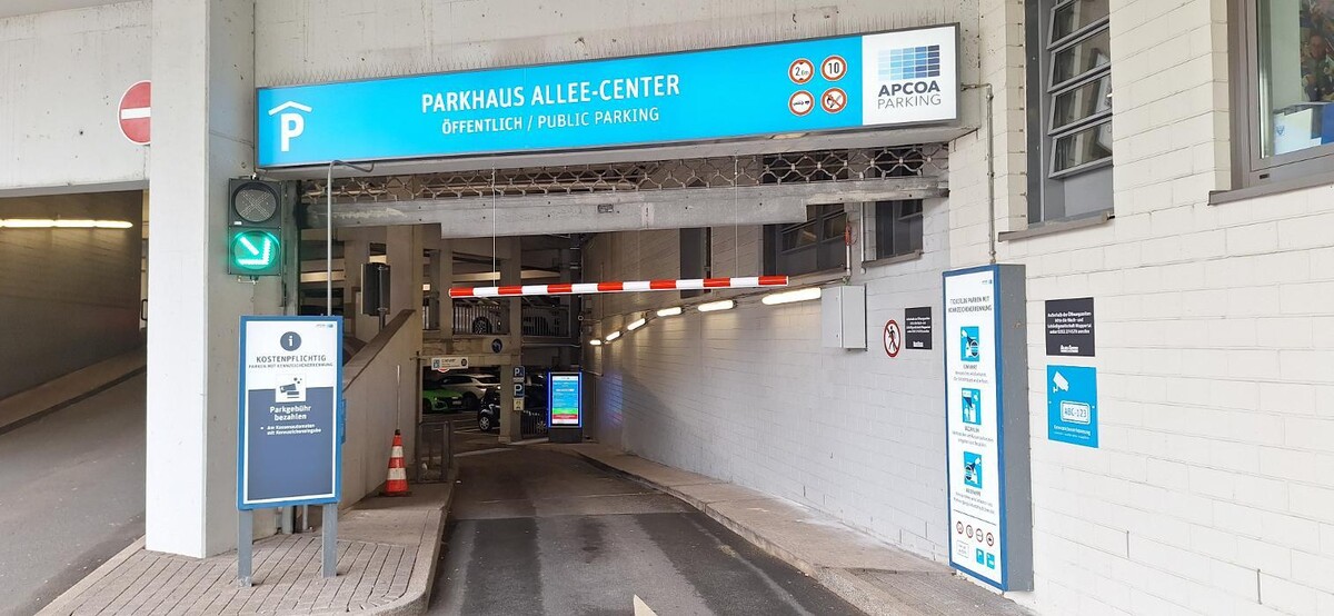 Bilder Parkhaus Allee-Center APCOA