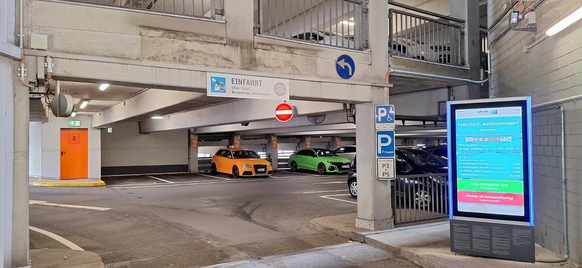 Bilder Parkhaus Allee-Center APCOA
