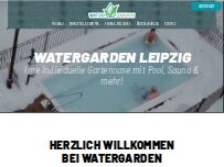 Website Screenshot Watergarden Leipzig