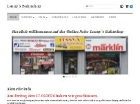 Website Screenshot Lenny`s Bahnshop