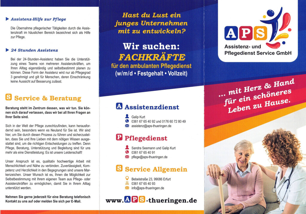 Bilder APS Assistenz und Pflegedienst Service GmbH