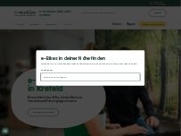 Website Screenshot e-motion e-Bike Welt, Dreirad- & Lastenfahrrad-Zentrum Krefeld