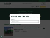 Website Screenshot e-motion e-Bike Welt, Dreirad- & Lastenfahrrad-Zentrum Passau