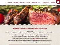 Website Screenshot Gartenklause/ Home-Party-Service