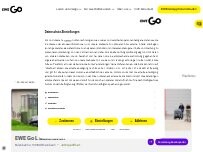 Website Screenshot EWE Go Ladestation