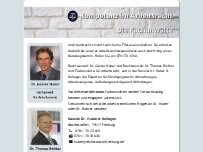 Website Screenshot Dr. Günter Huber | Rechtsanwalt
