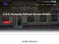 Website Screenshot A.S.S. Autoteile Schnell Service GmbH