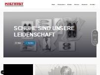 Website Screenshot Kienast Lagerverkauf