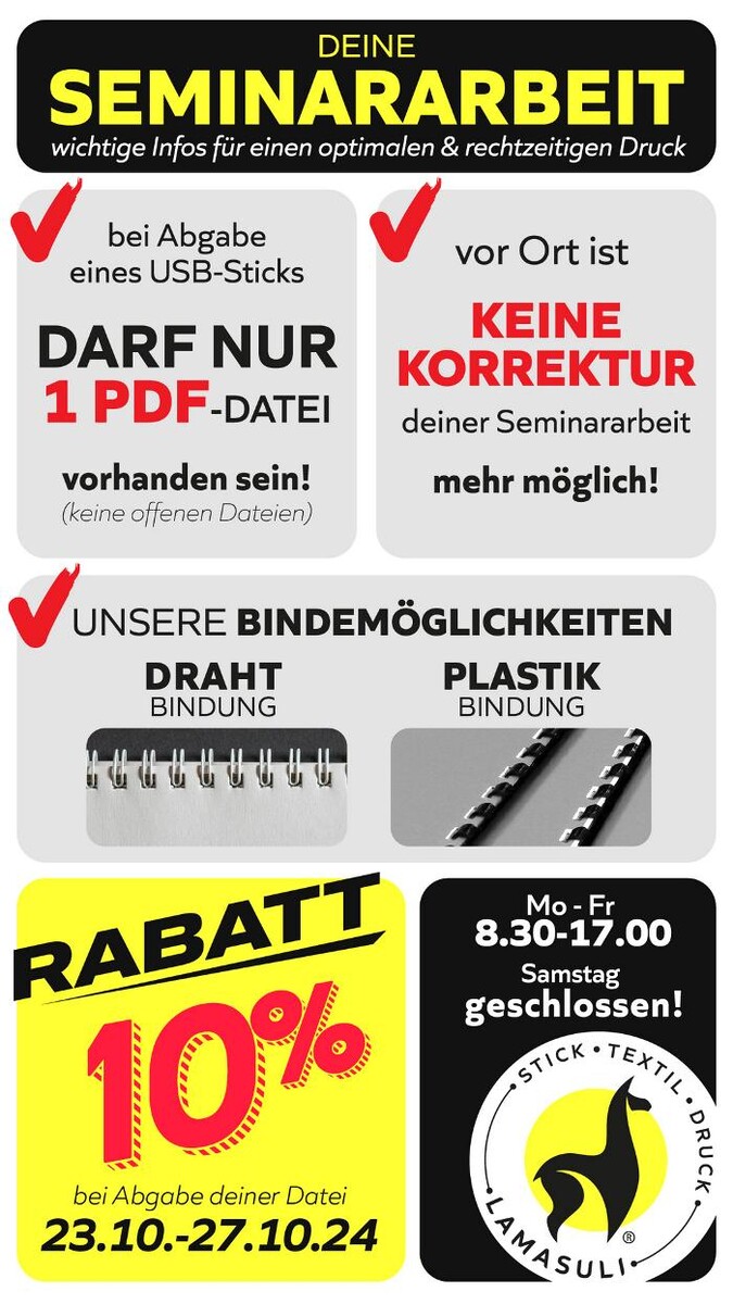Bilder Lamasuli OHG - Kopieren, Digitaldruck, Werbeartikel und Textilveredelung