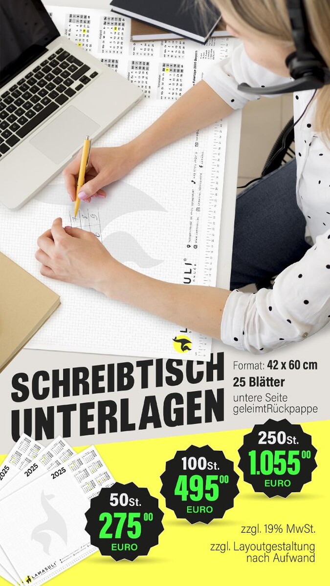 Bilder Lamasuli OHG - Kopieren, Digitaldruck, Werbeartikel und Textilveredelung