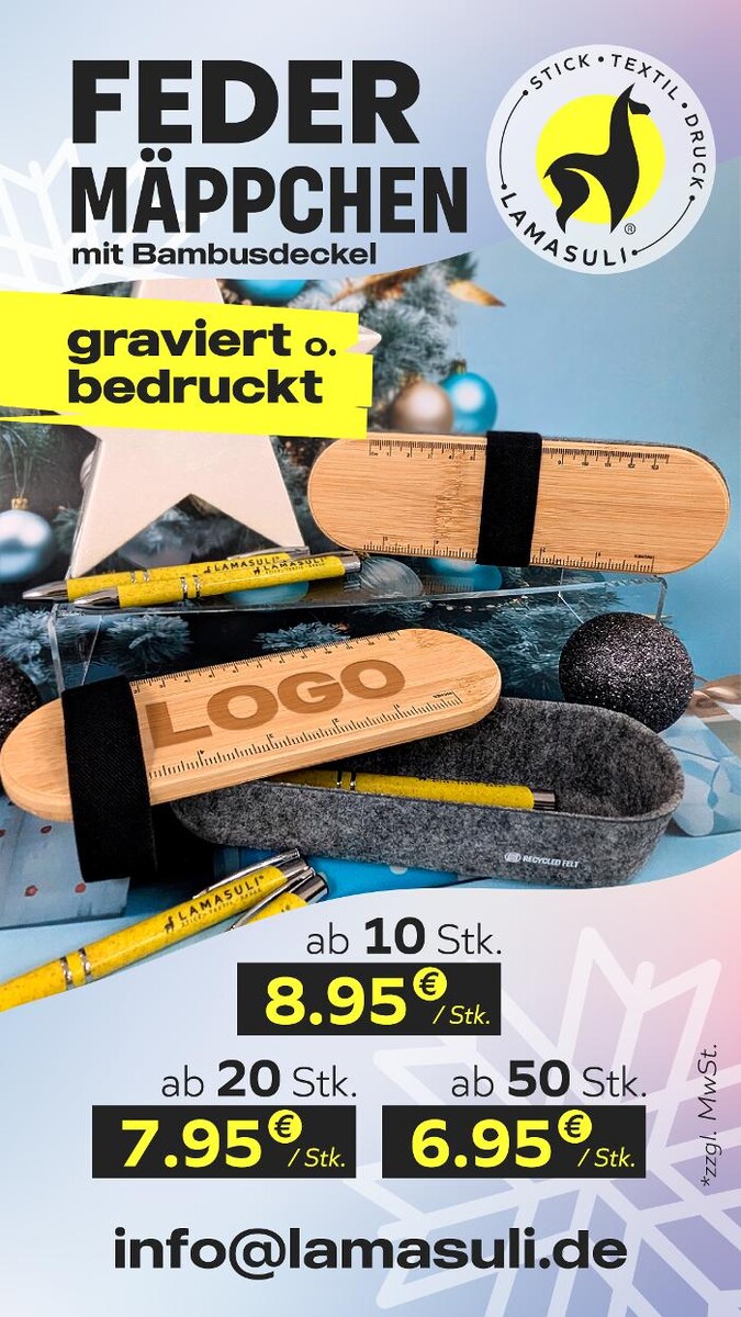 Bilder Lamasuli OHG - Kopieren, Digitaldruck, Werbeartikel und Textilveredelung