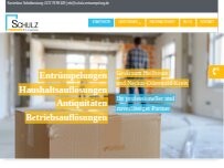 Website Screenshot Schulz Entrümpelung