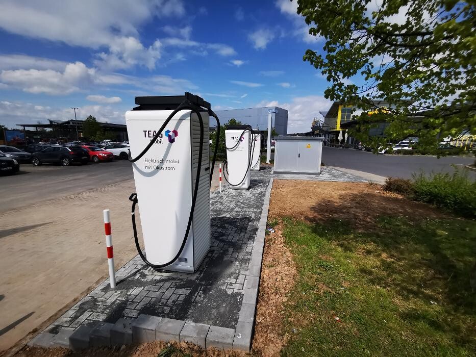Bilder TEAG Mobil-Ladestation
