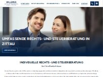 Website Screenshot Rechtsanwältin Beatrice Rauch