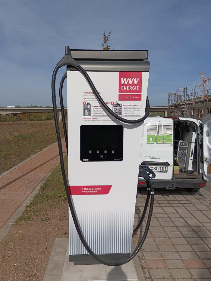 Bilder WVV Energie E-Ladestationen
