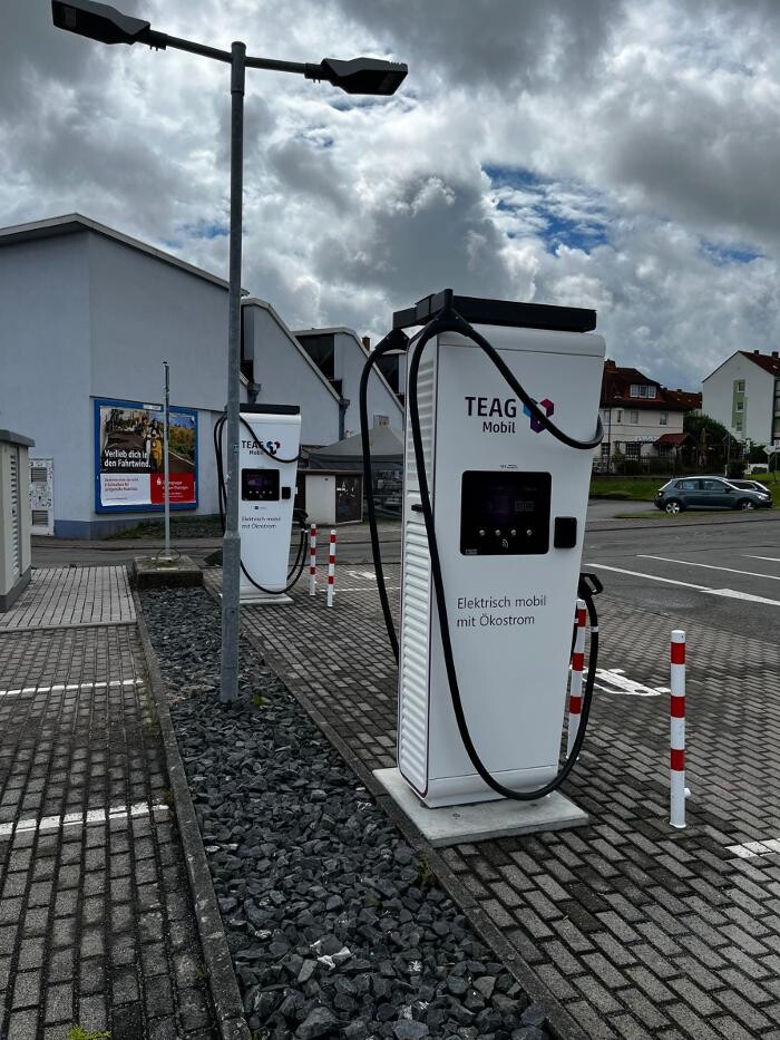 Bilder TEAG Mobil-Ladestation