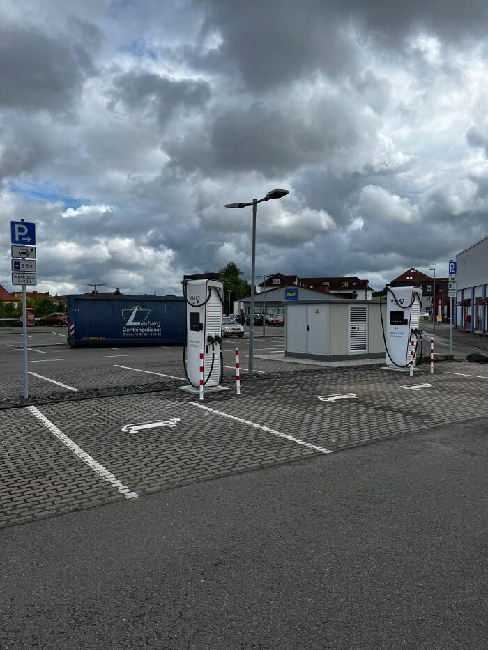 Bilder TEAG Mobil-Ladestation