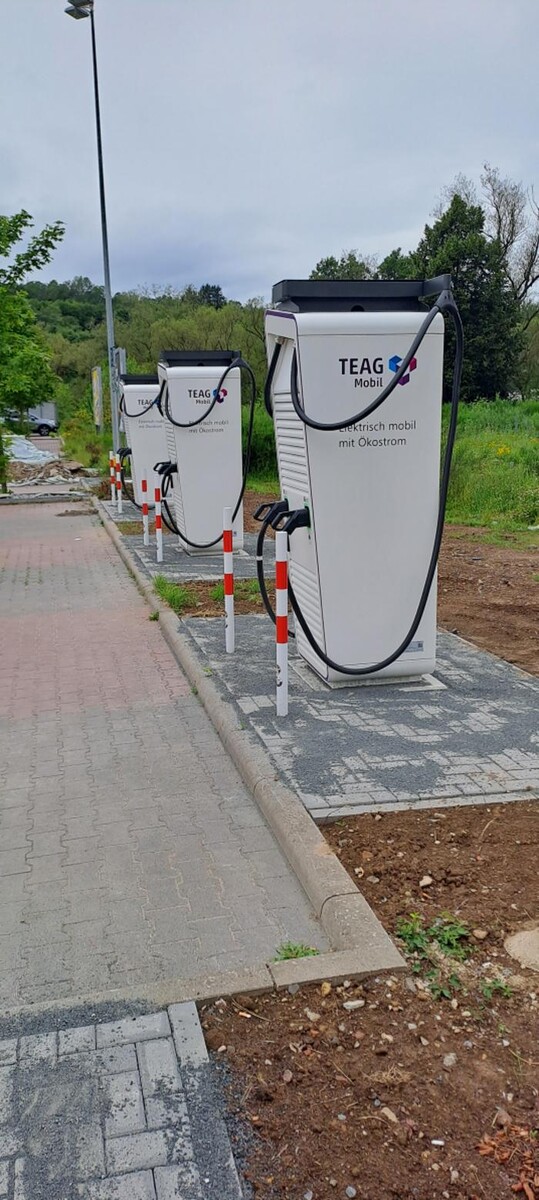 Bilder TEAG Mobil-Ladestation